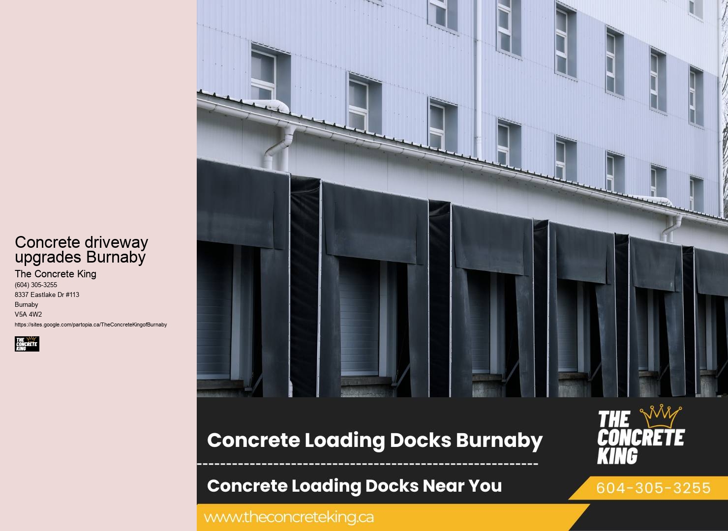 Colored Concrete Driveways Concrete driveway upgrades Burnaby