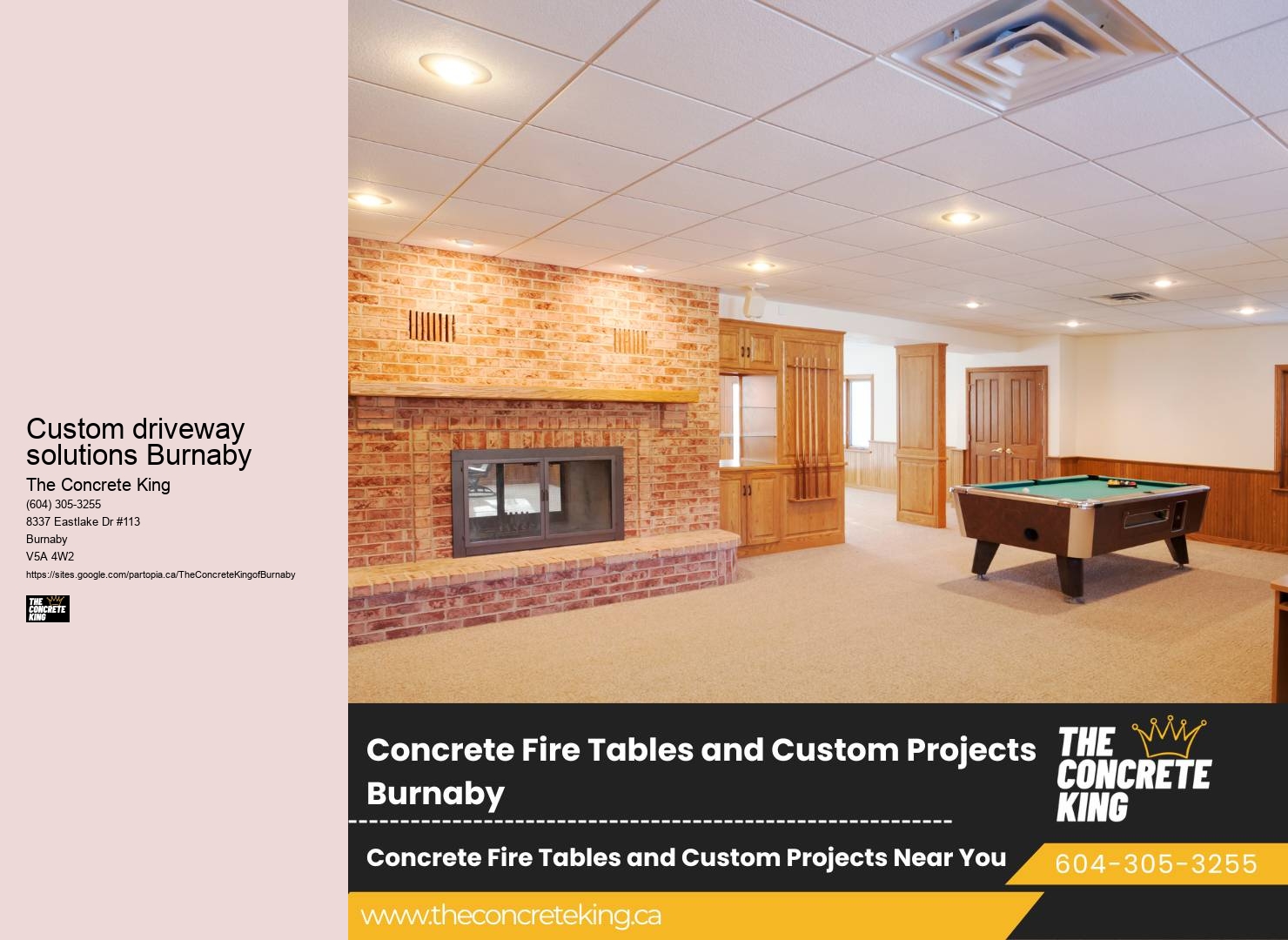 Custom driveway solutions Burnaby concrete driveway replacement experts