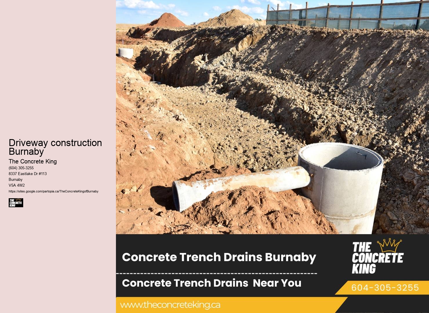 Top Concrete Driveway Builders Driveway construction Burnaby