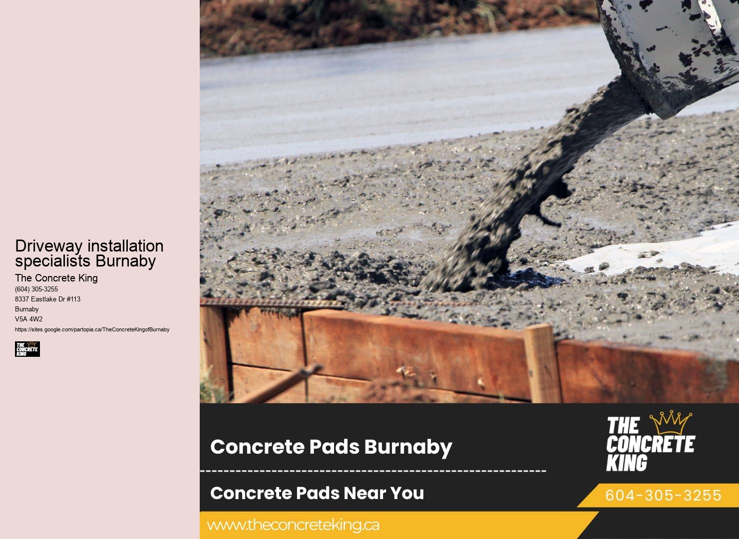 Driveway repair recommendations Driveway installation specialists Burnaby
