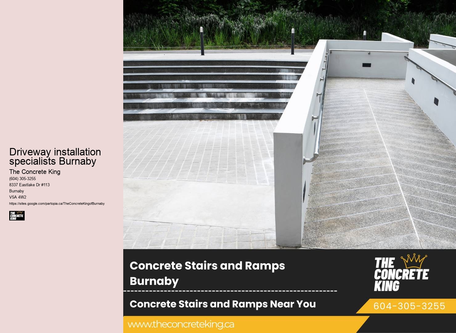 Driveway installation specialists Burnaby driveway installation experts