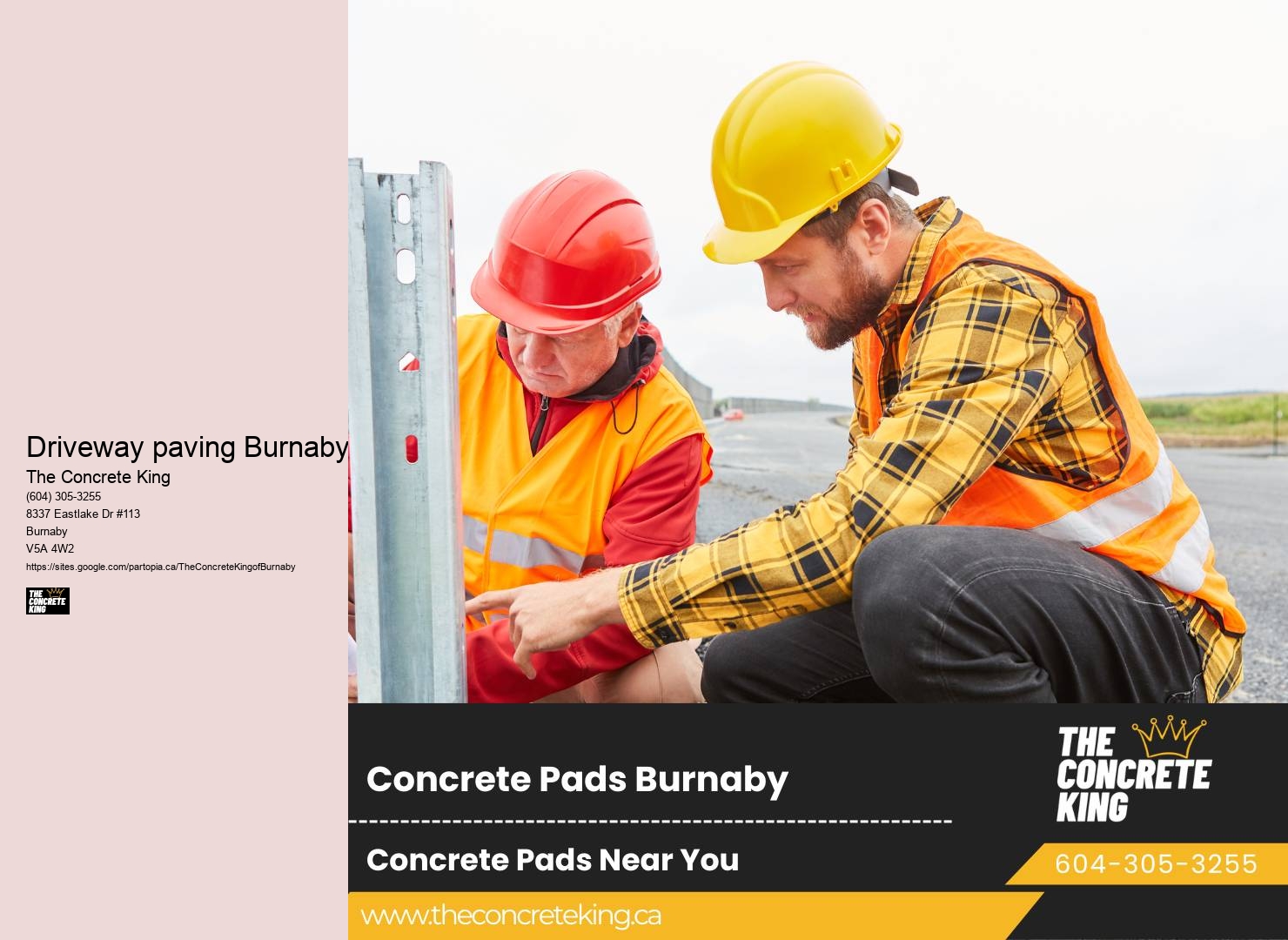 Concrete Resurfacing Contractors Driveway paving Burnaby