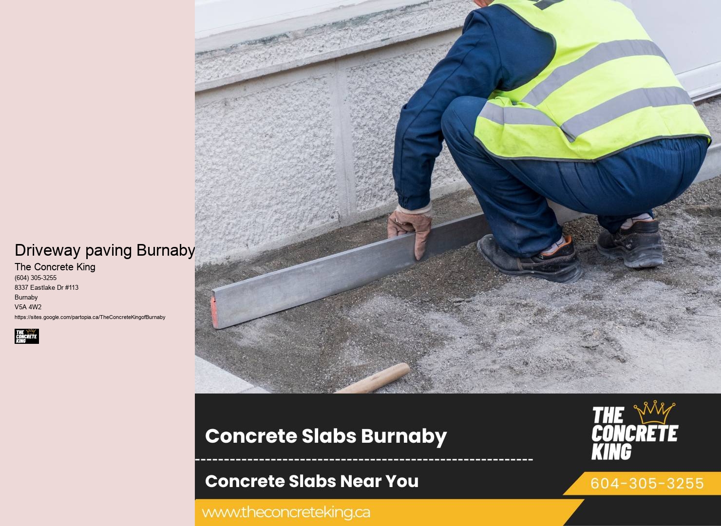 Replace Old Concrete Driveway Driveway paving Burnaby