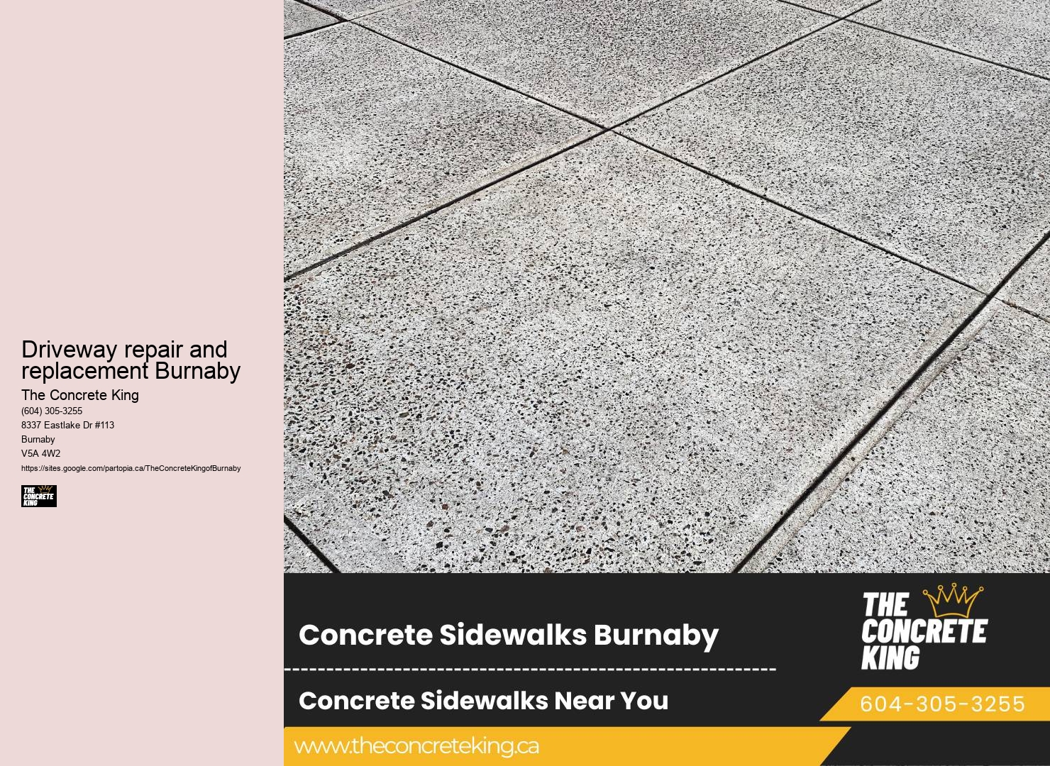 Concrete Driveway Repair Specialists Driveway repair and replacement Burnaby
