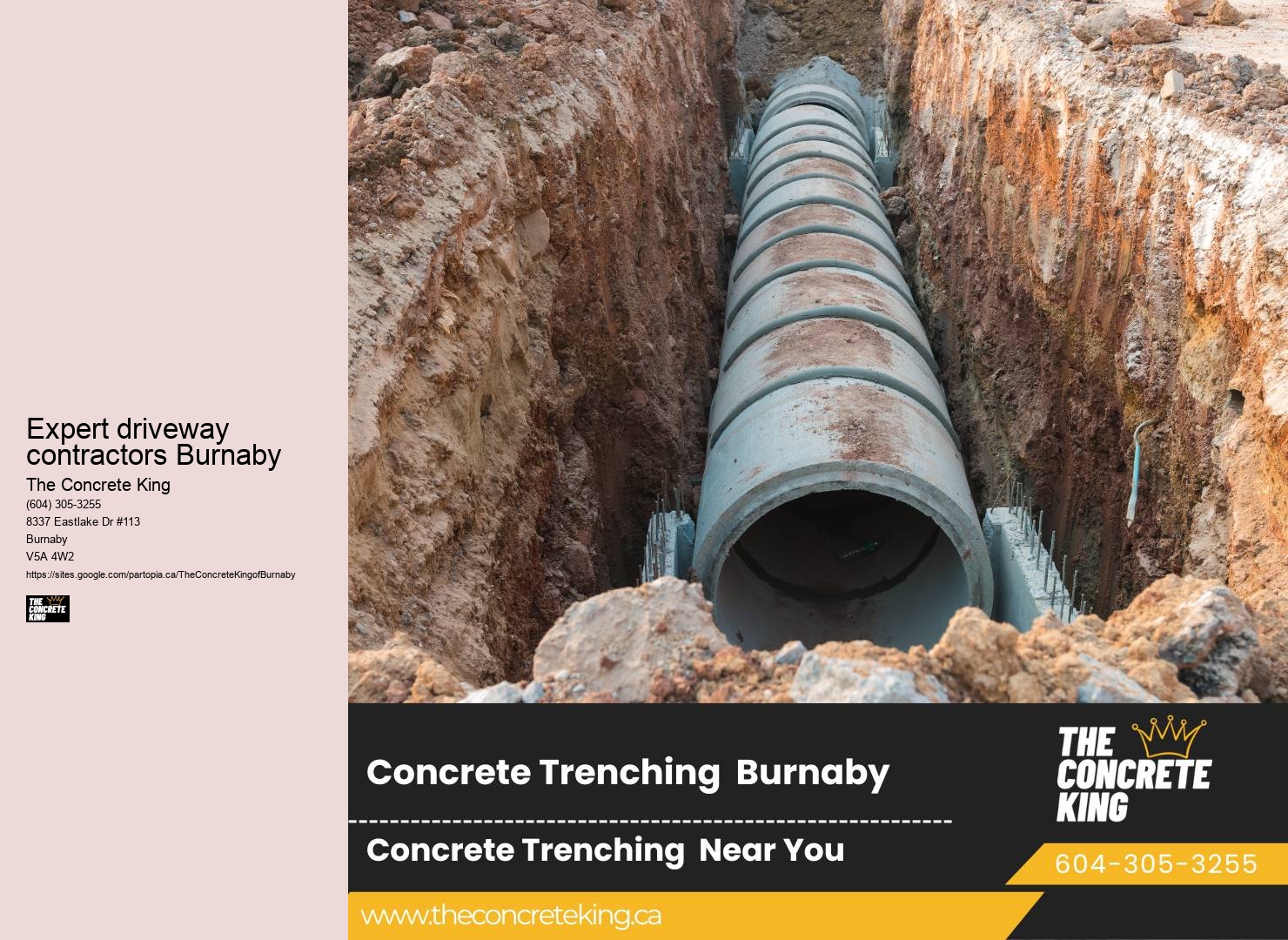 Expert driveway contractors Burnaby concrete driveway installation experts