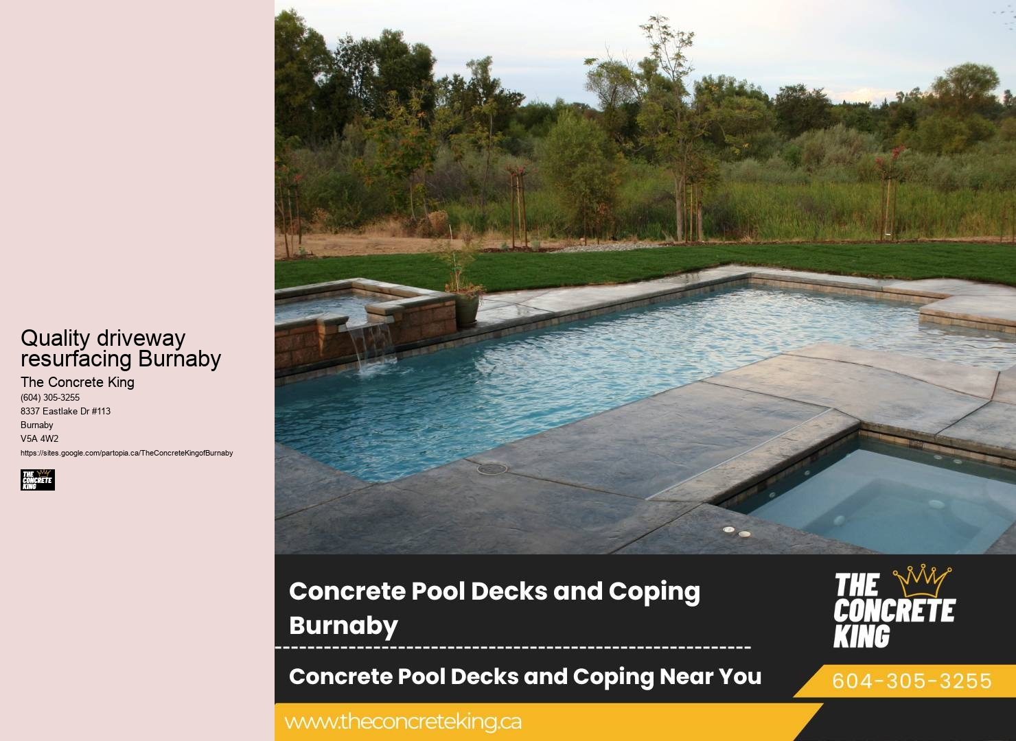 Commercial Concrete Driveway Repair Quality driveway resurfacing Burnaby