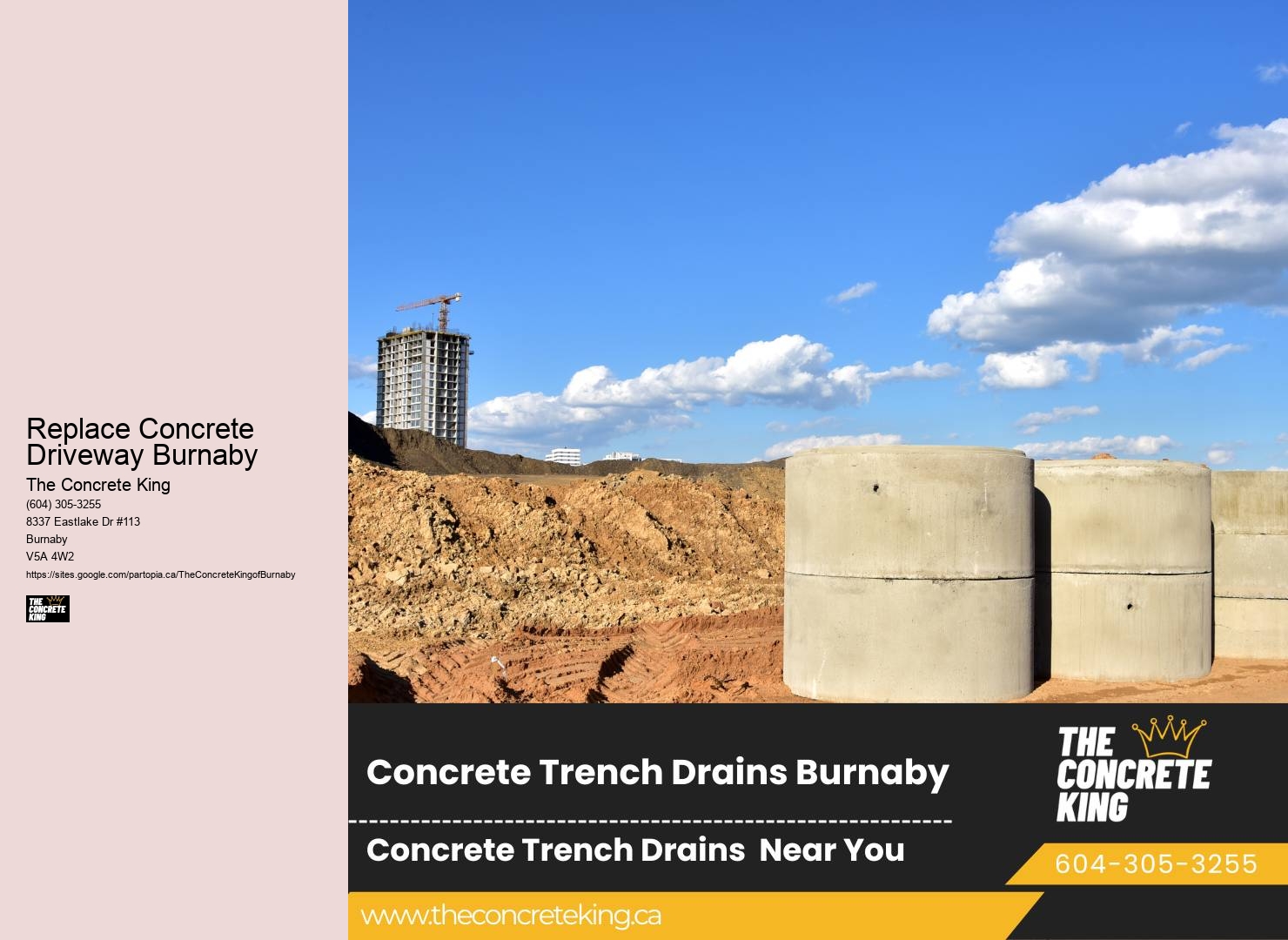 Replace Concrete Driveway Burnaby concrete driveway contractors